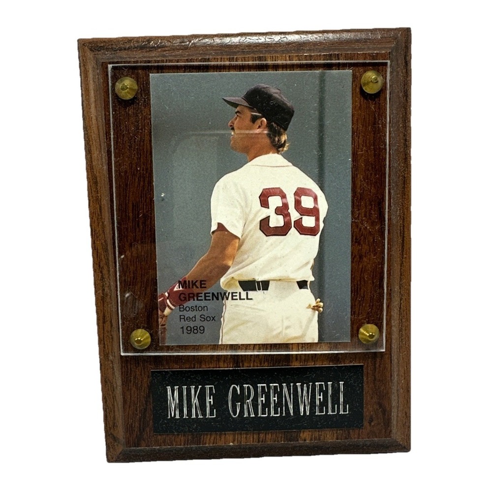 Mike Greenwell Boston Red Sox 1989 Baseball Card Framed Memorabilia